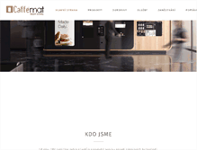 Tablet Screenshot of caffemat.com